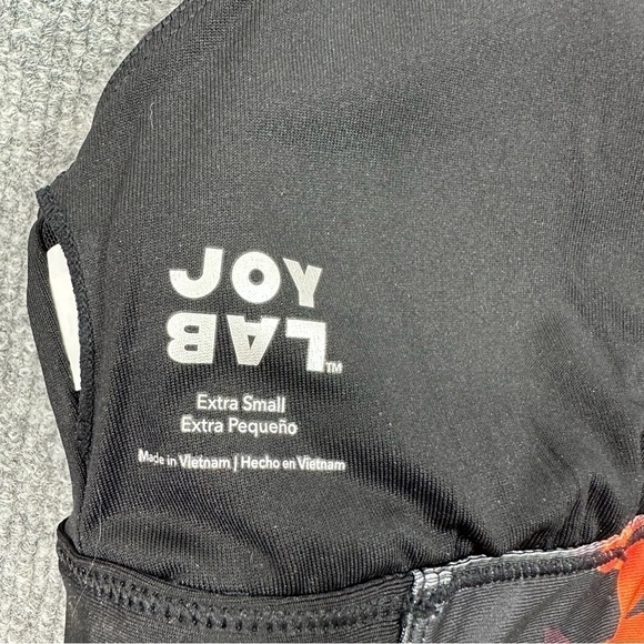 Joy Lab Floral Print Sports Bra & 7/8 Leggings Sz XS NWT - Picture 9 of 17